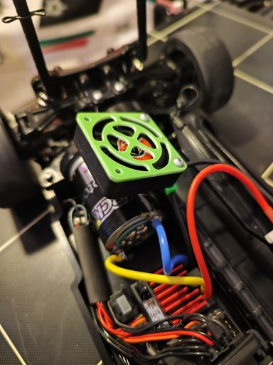 Lüfterhalter 40mm für Tamiya tt 02